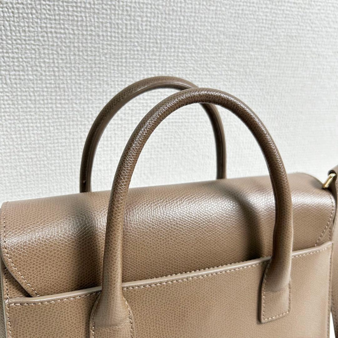 極美品✨　FURLA メトロポリス サッチェルS 2wayショルダーバッグ