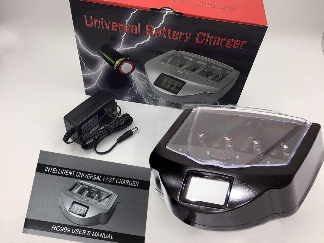 単1?単4・9V対応電池充電器 リフレッシュ機能