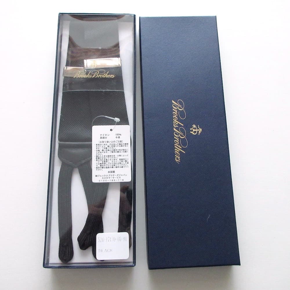 Z*C様 ブルックスブラザーズ 新品 ボタン式サスペンダー 定価¥13200