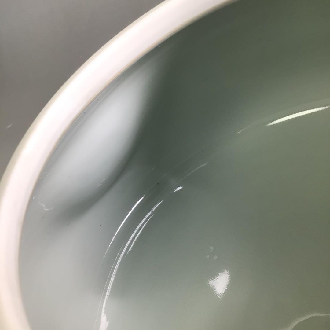 Ｐ８３０　水指　『平安　手塚景雲造』『染付蜜柑水指』　共箱　茶道具