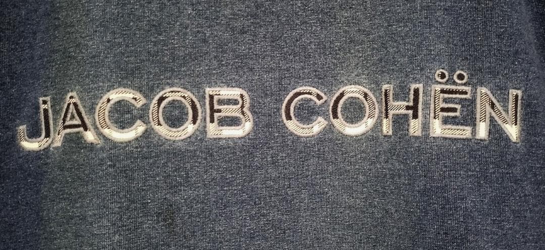 【古着】JACOB COHEN ヤコブコーエンスウェット トレーナー ブルー S