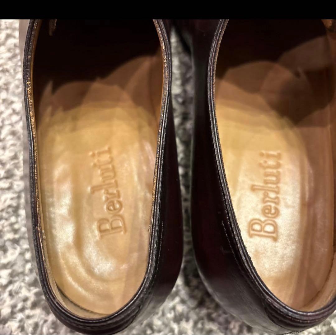 【廃番、美品】 ベルルッティ ダークブラウンUK7
