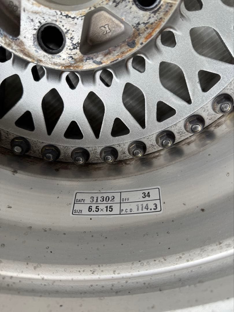 Weds Professor 中古ホイール6.5X15 PCD114.3 ,4個