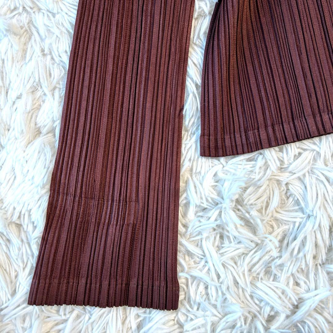 希少✨プリーツプリーズ ライダースジャケット シングル ダブルジップ