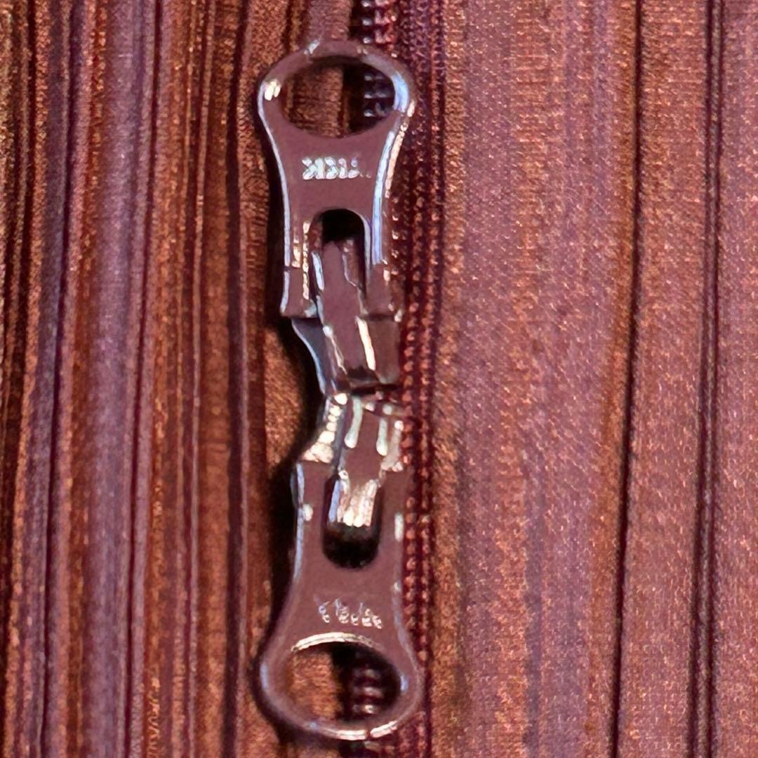 希少✨プリーツプリーズ ライダースジャケット シングル ダブルジップ