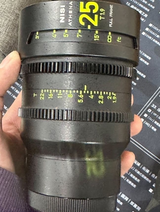 Nisi Athena prime 25mm Sony Eマウント