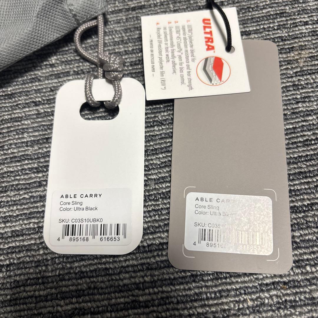 バッグ able carry coresling Ultra Black