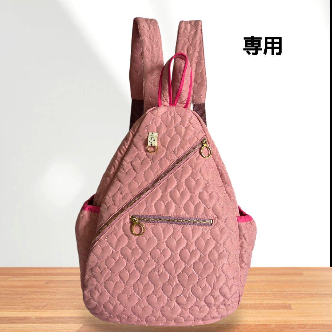 母ちゃん　しずく型リュック(L)　ハンドメイド