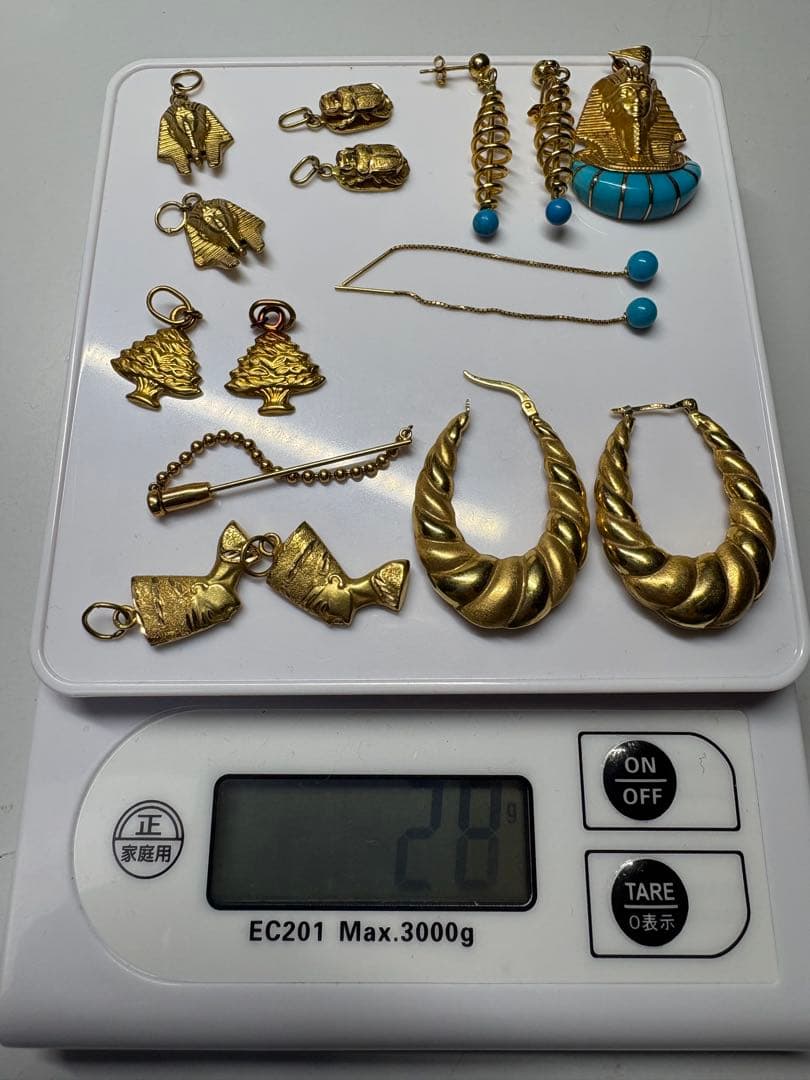 18K＆14Kチャーム.ピアス等