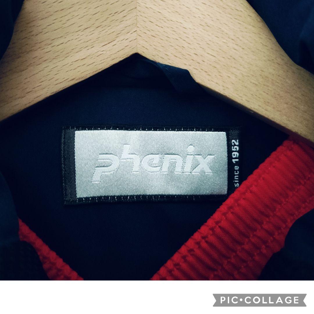 美品☆PHENIX ジュニアスキーウェア 上下 140 ノルウェーモデル 紺赤