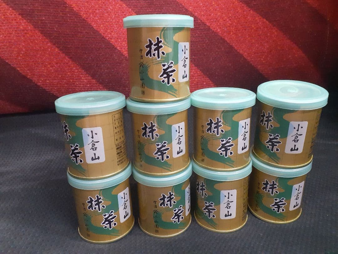 フ　山政小山園 抹茶 小倉山30g缶 9個セット