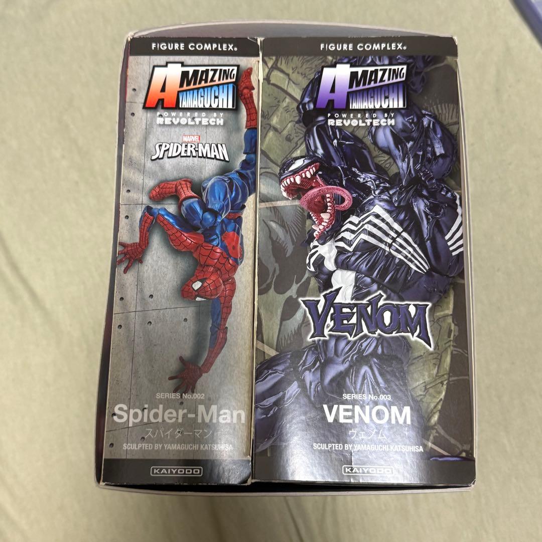 海洋堂　Yamaguchi アメイジングヤマグチ　スパイダーマン　ヴェノム
