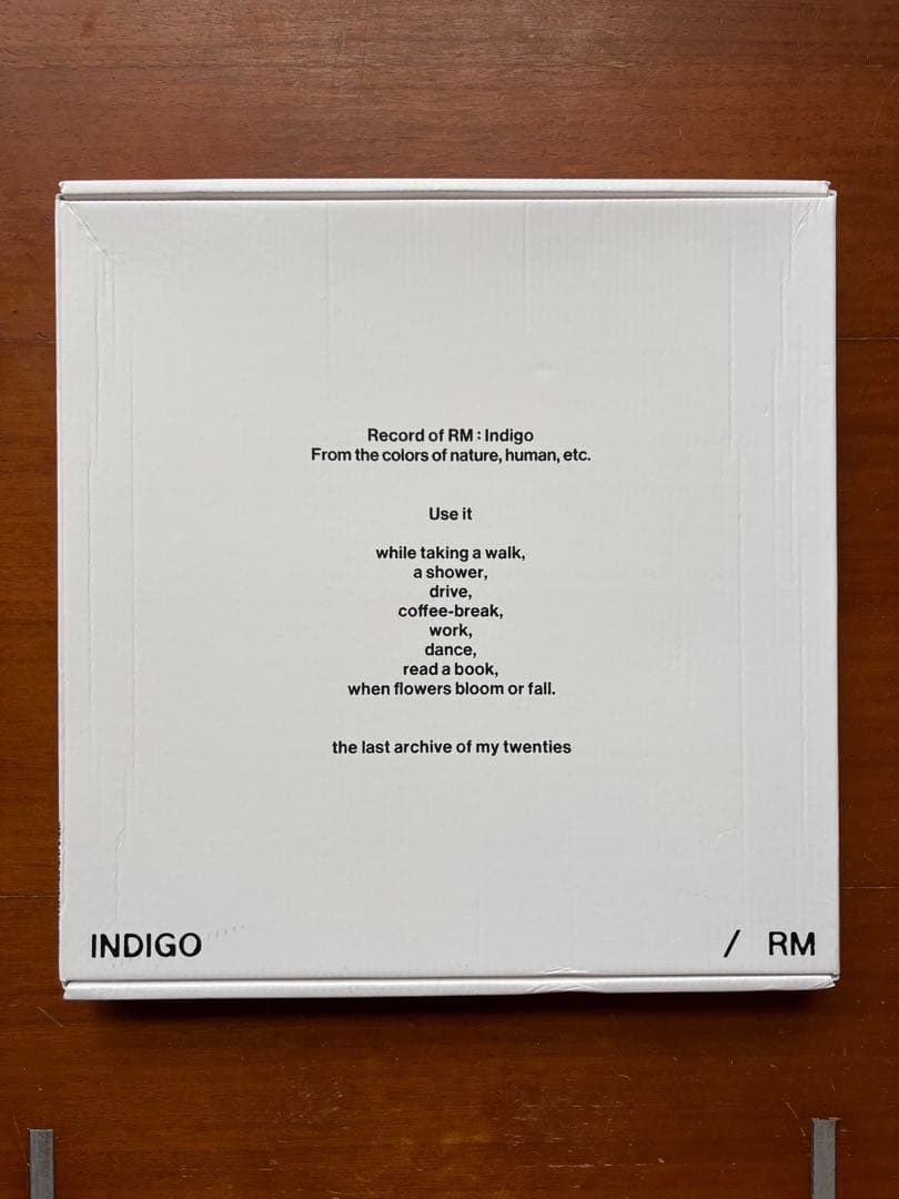 BTS RM INDIGO LP VINYL アナログ レコード