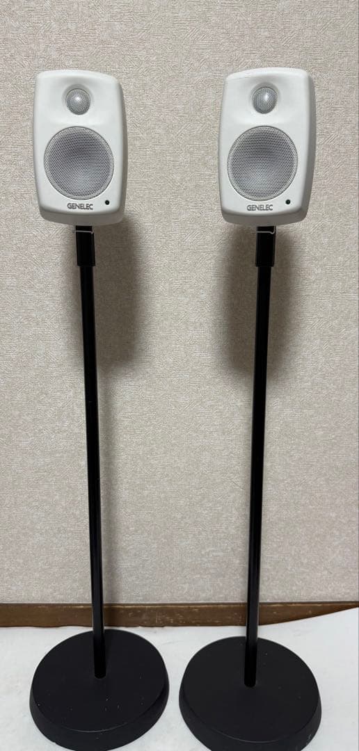 GENELEC 6010A アクティブスピーカー ペア 2台セット スタンド付き
