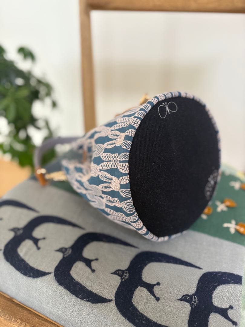 ミナペルホネン◇ハンドメイド◇マールた巾着bag