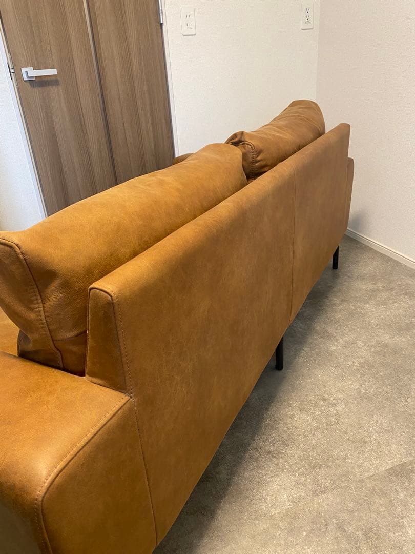 【ひかる】プルート 2.5人掛けソファ（レザーテックス）