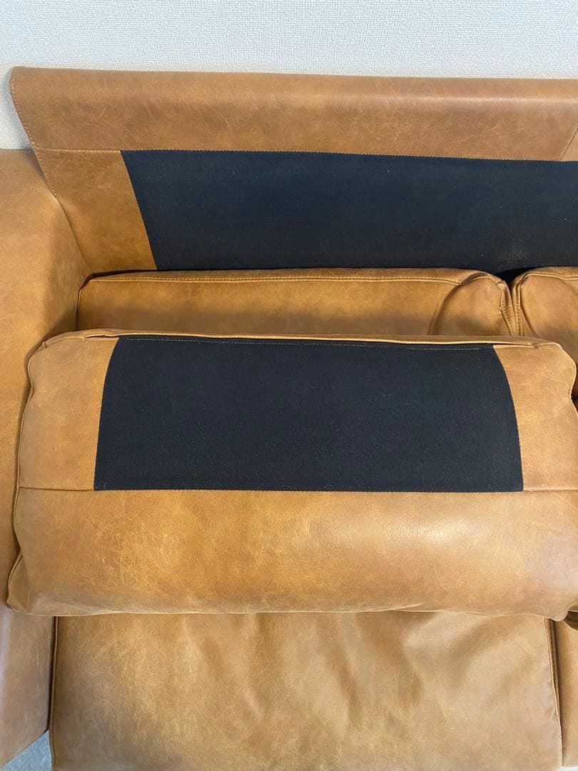 【ひかる】プルート 2.5人掛けソファ（レザーテックス）