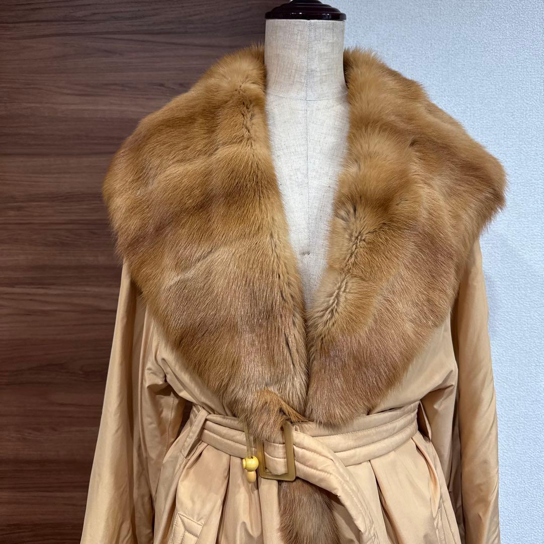 EMBA ファー付きコート　ジャケット