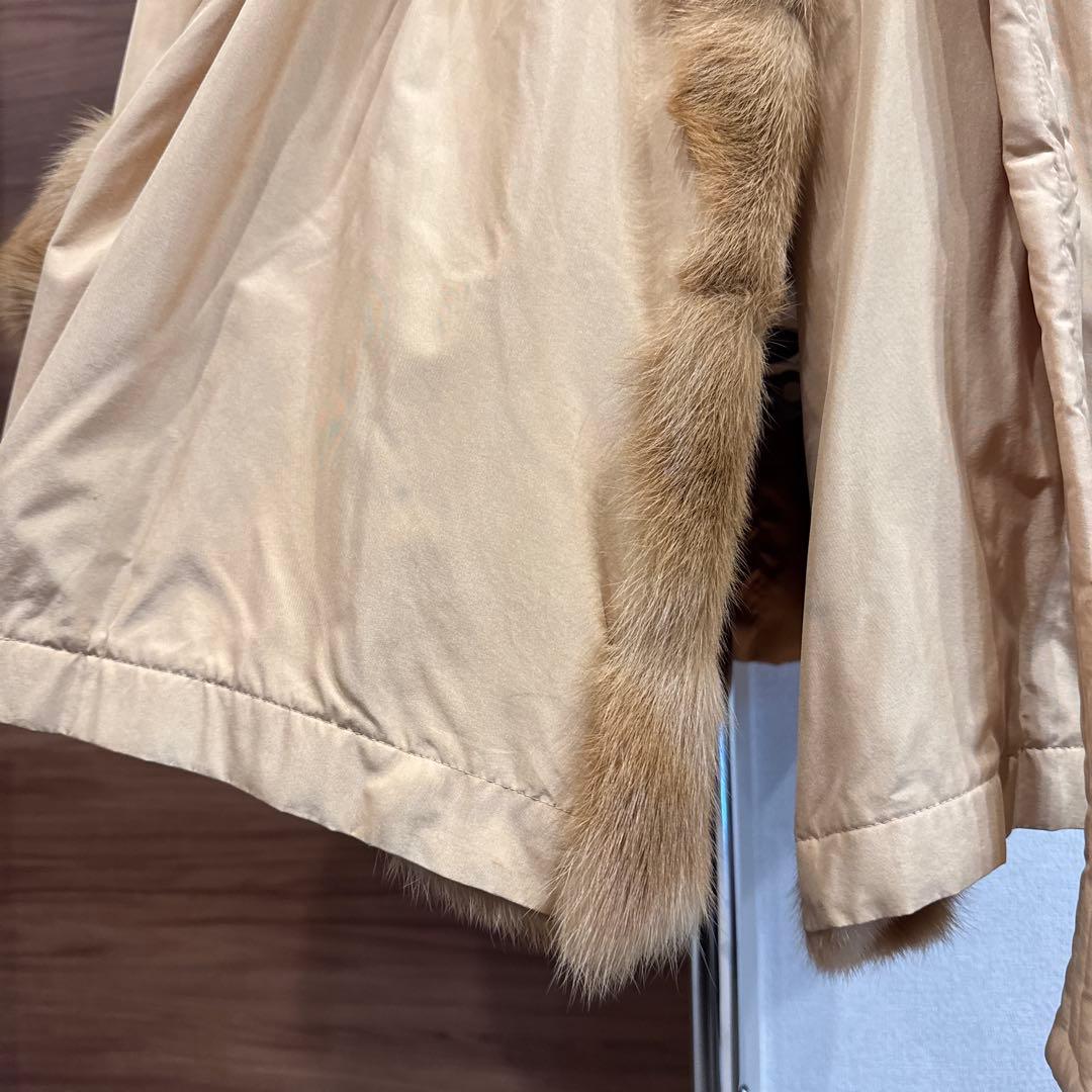 EMBA ファー付きコート　ジャケット