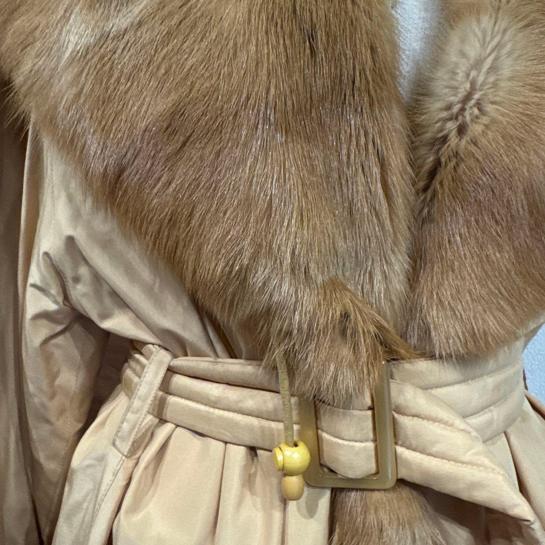 EMBA ファー付きコート　ジャケット