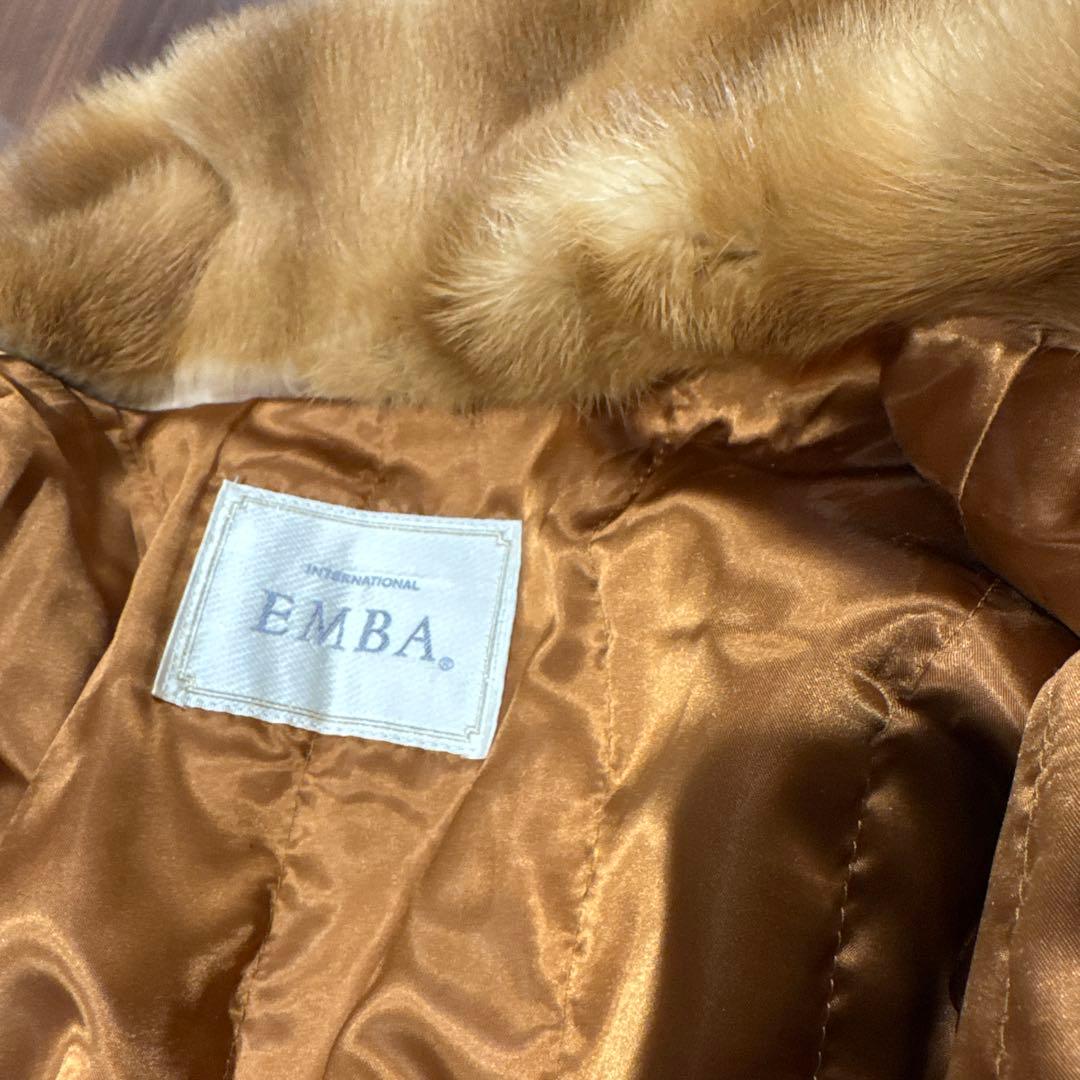 EMBA ファー付きコート　ジャケット