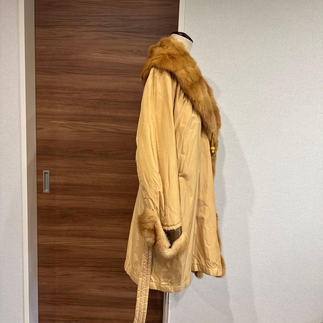 EMBA ファー付きコート　ジャケット