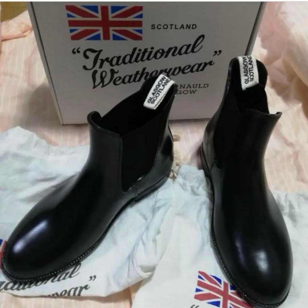Traditional Weatherwear サイドゴアレインブーツ　38