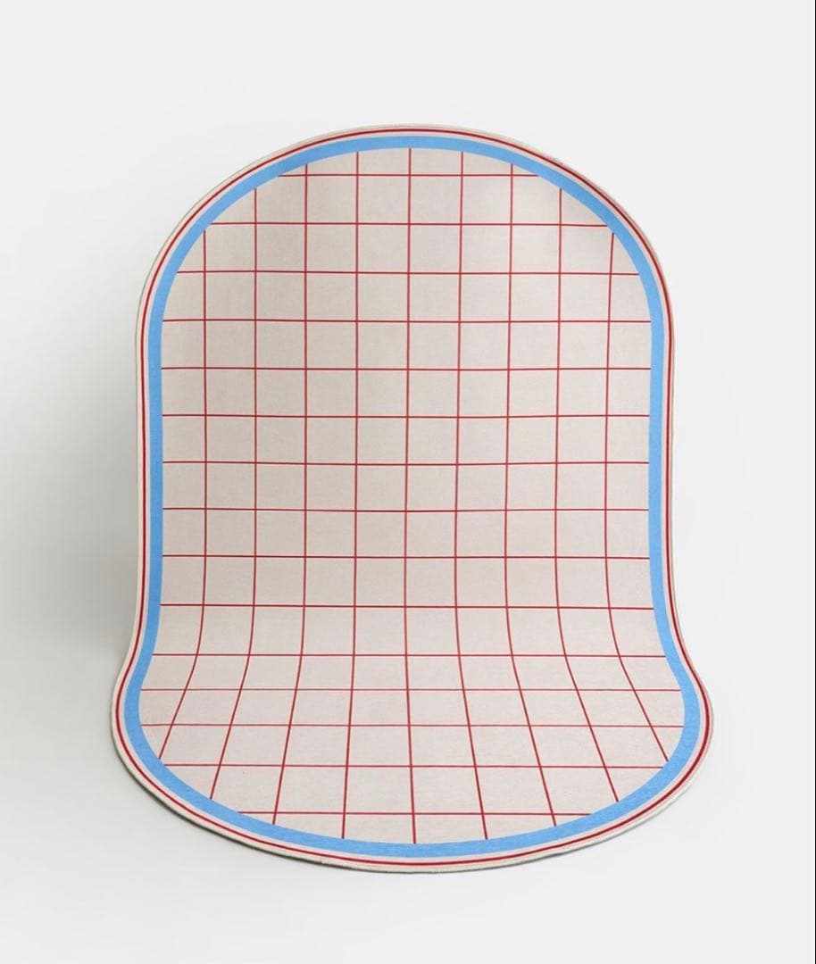 Ohouse BWTZラグ タイルチェック レッド 韓国インテリア160×240