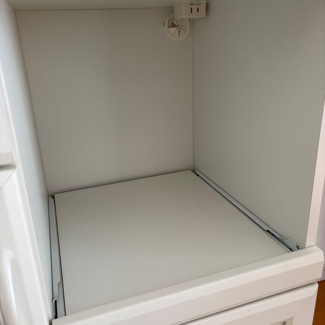 【即日発送】セルシナ カップボード ホワイト　レンジ台　食器棚　シンプル