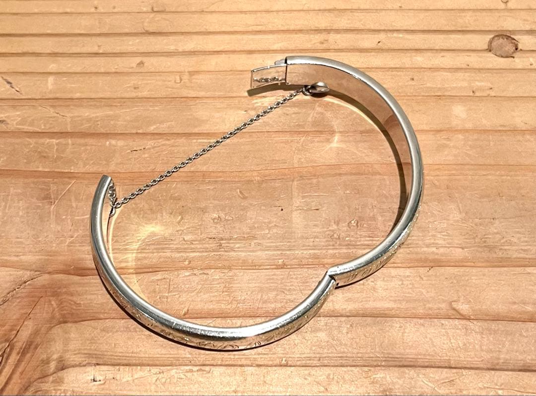 【agete】アガット シルバーバングル〈太〉