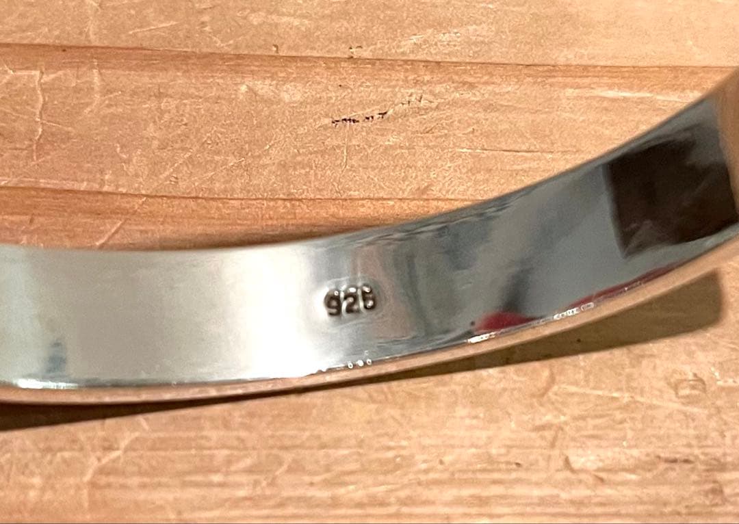 【agete】アガット シルバーバングル〈太〉