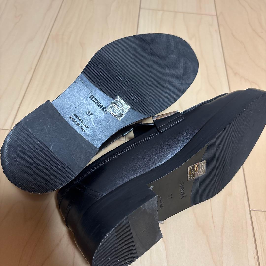 ビ*ン様 HERMES Hour loafer モカシンホット