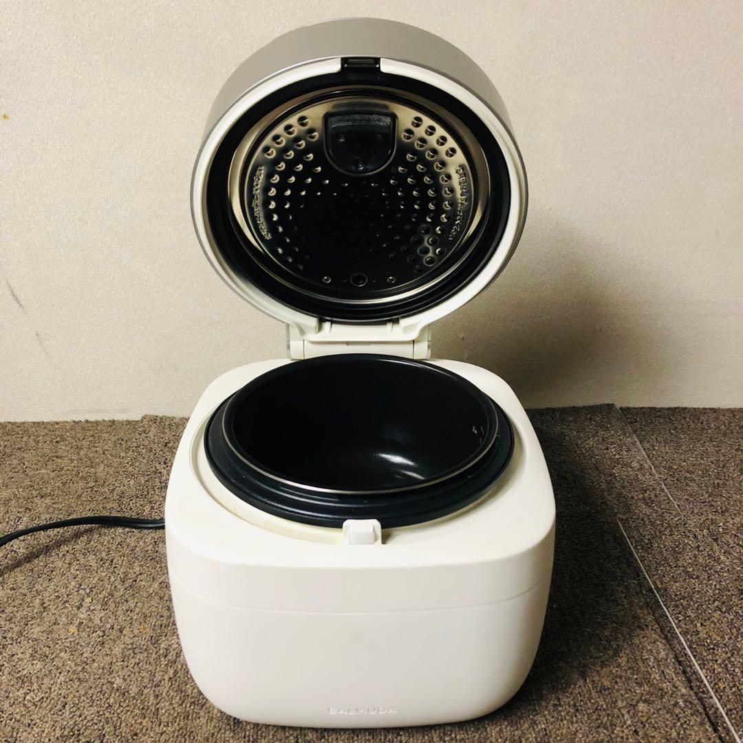 E31 バルミューダ ザ・ゴハン ホワイト 炊飯器 3合炊き 新生活応援✨