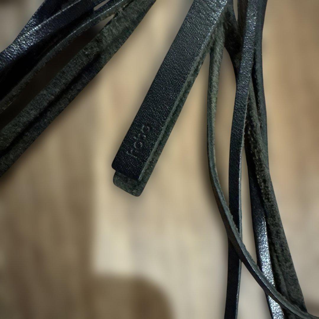 hobo レザー タッセル キーホルダー キーリング ブラック