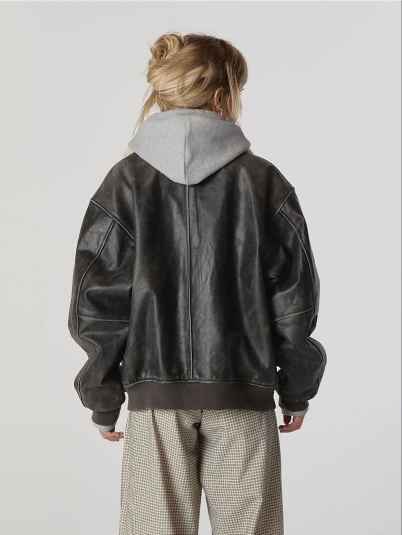 ジャケット・アウター Glowny AIR FORCE LEATHER JACKET