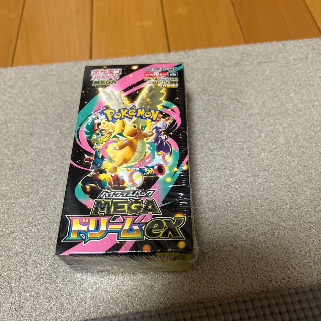 ポケモンカードゲーム MEGA ドリームEX シュリンクあり　1ボックス