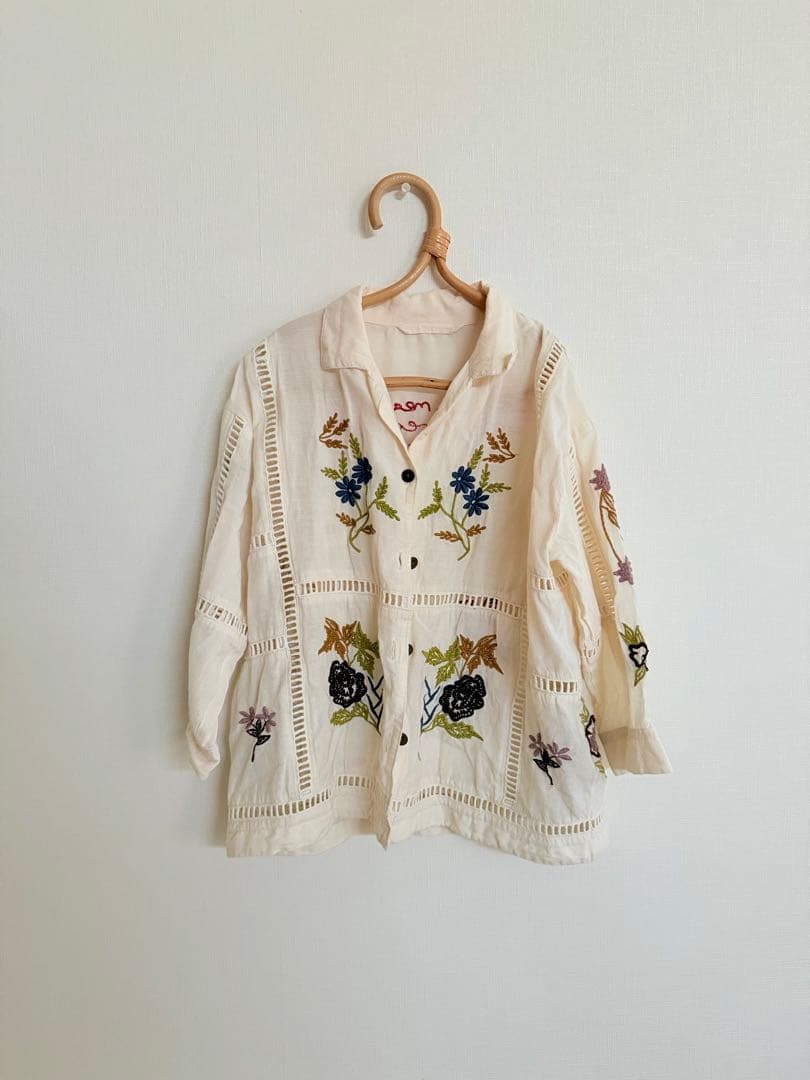 トップス TODAYFUL Embroidery Patchwork Shirts