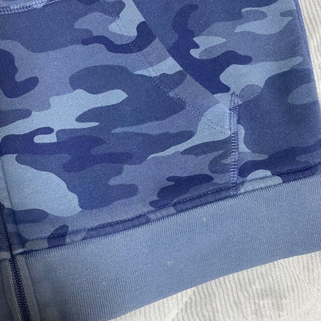 y2k GAP フルジップ パーカー 迷彩 平成ギャル グランジ 裏ボア