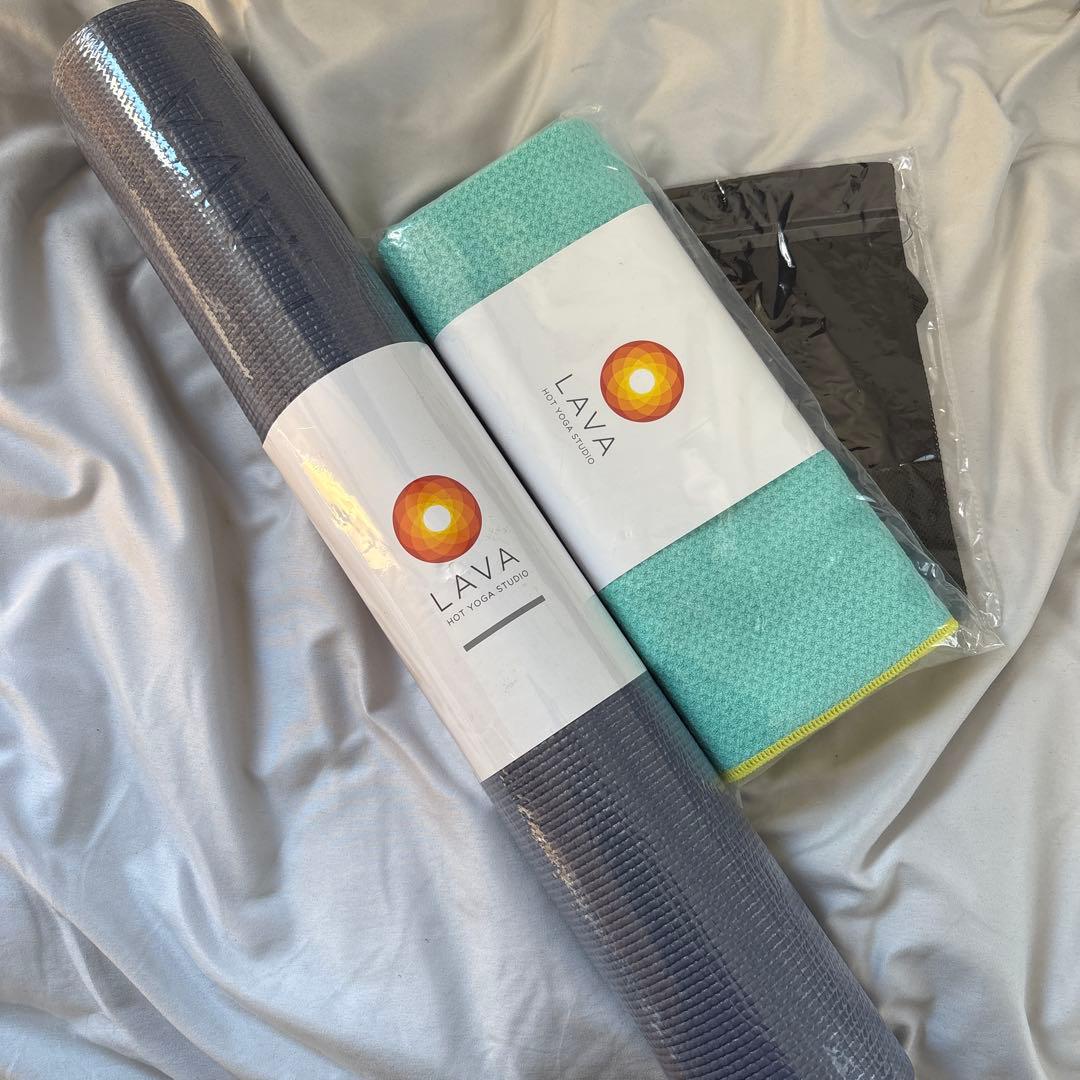 【新品】ホットヨガスタジオLAVA　ラバ　ヨガマット　スターターセット