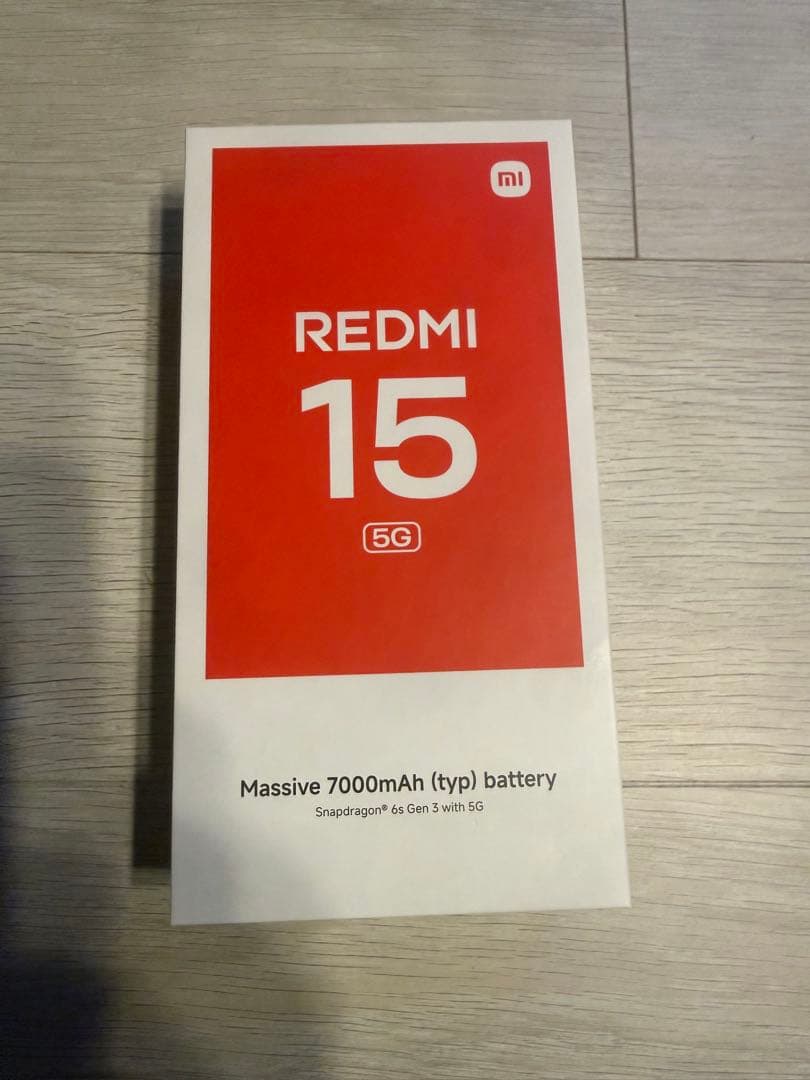 Xiaomi Redmi 15 5G ミッドナイトブラック 新品未使用