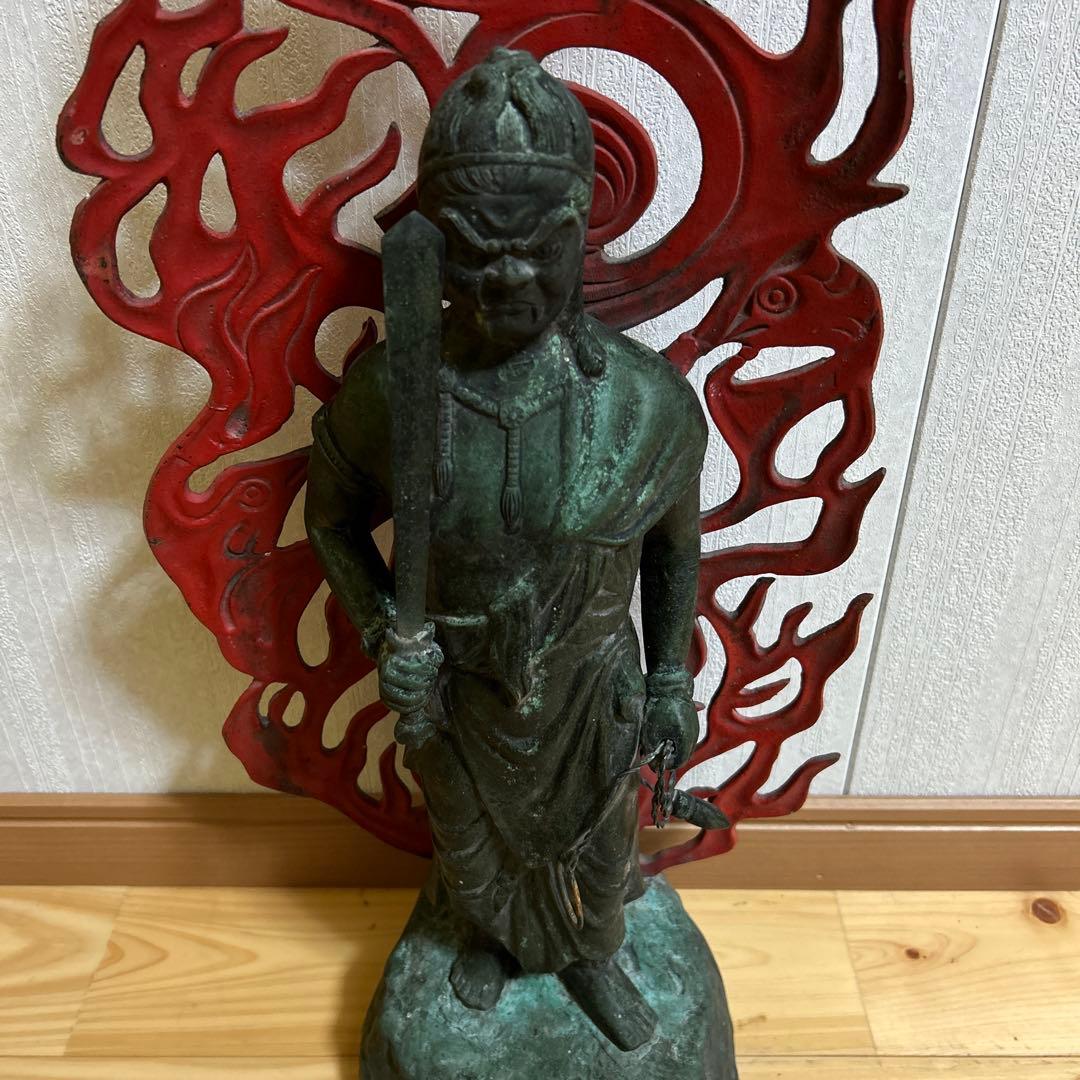 不動明王 仏像 インテリア 置物 縁起物 骨董品 大仏 工芸品 古美術
