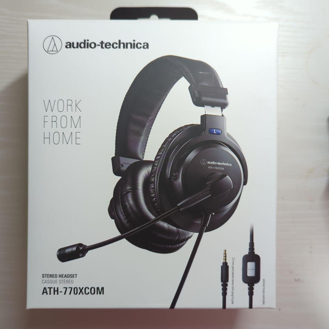 audio-technica ステレオヘッドセット ATH-770XCOM