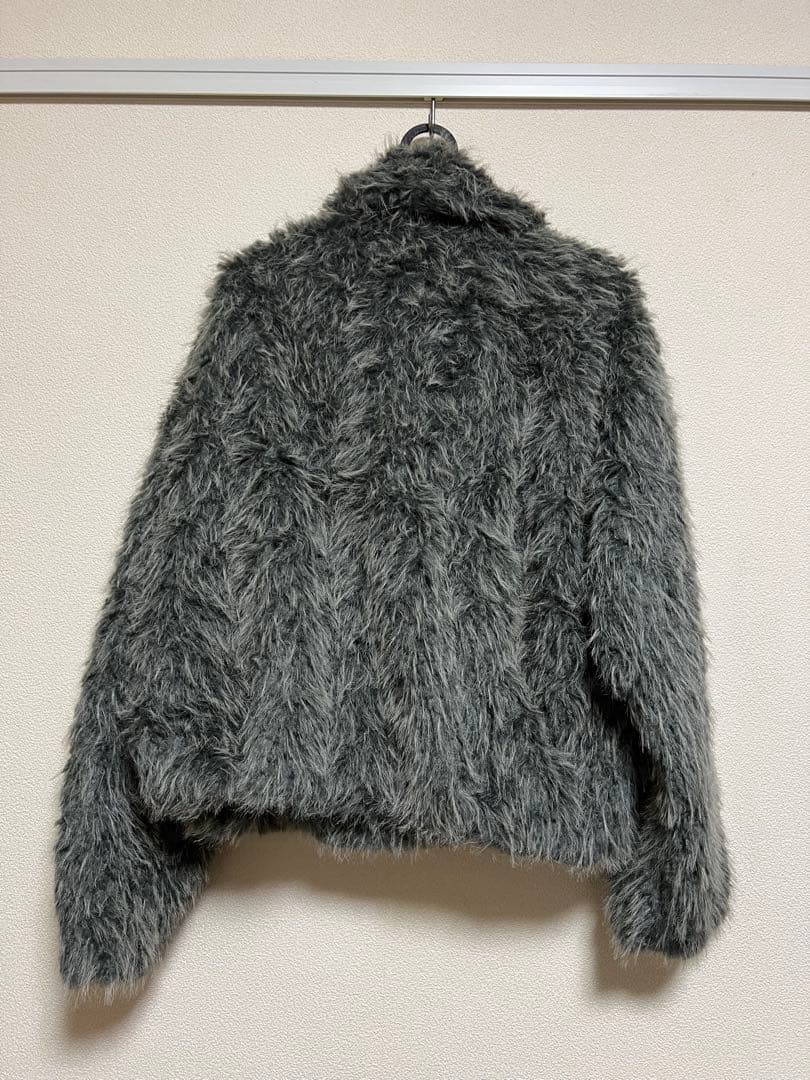 JEANASIS MIXカラーファーブルゾングレー系その他新品未使用タグ付き