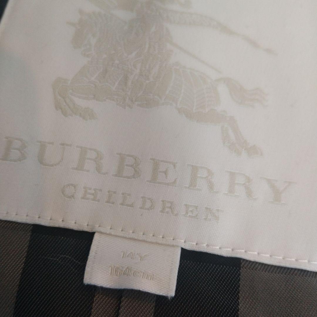 バーバリー14Y164cmスーツ 濃いグレー卒業式 入学式 シャツとネクタイ別売