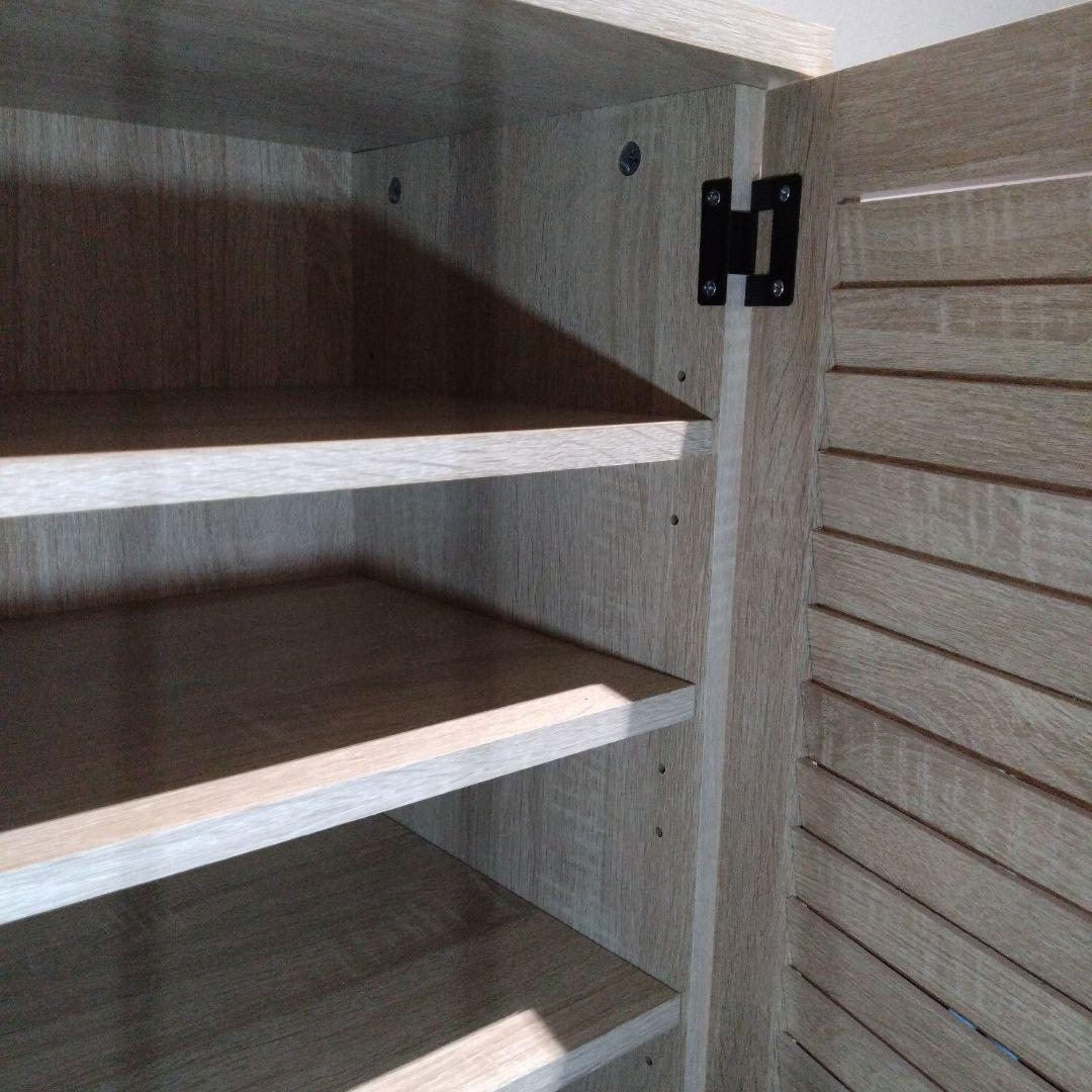 ナチュラルウッド シューズラック 中型