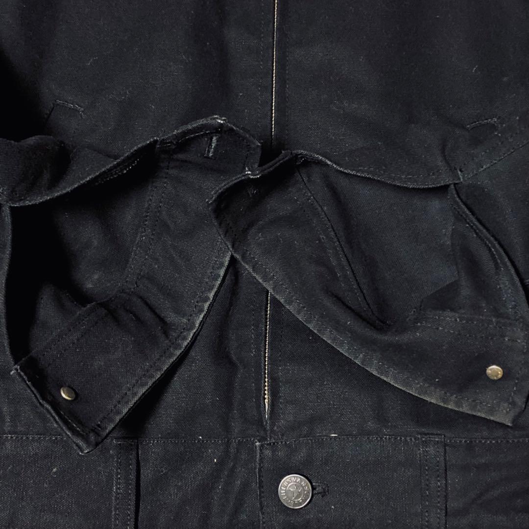 VANSON バンソン つなぎ オールインワン スカル刺繍 ブラック Sサイズ