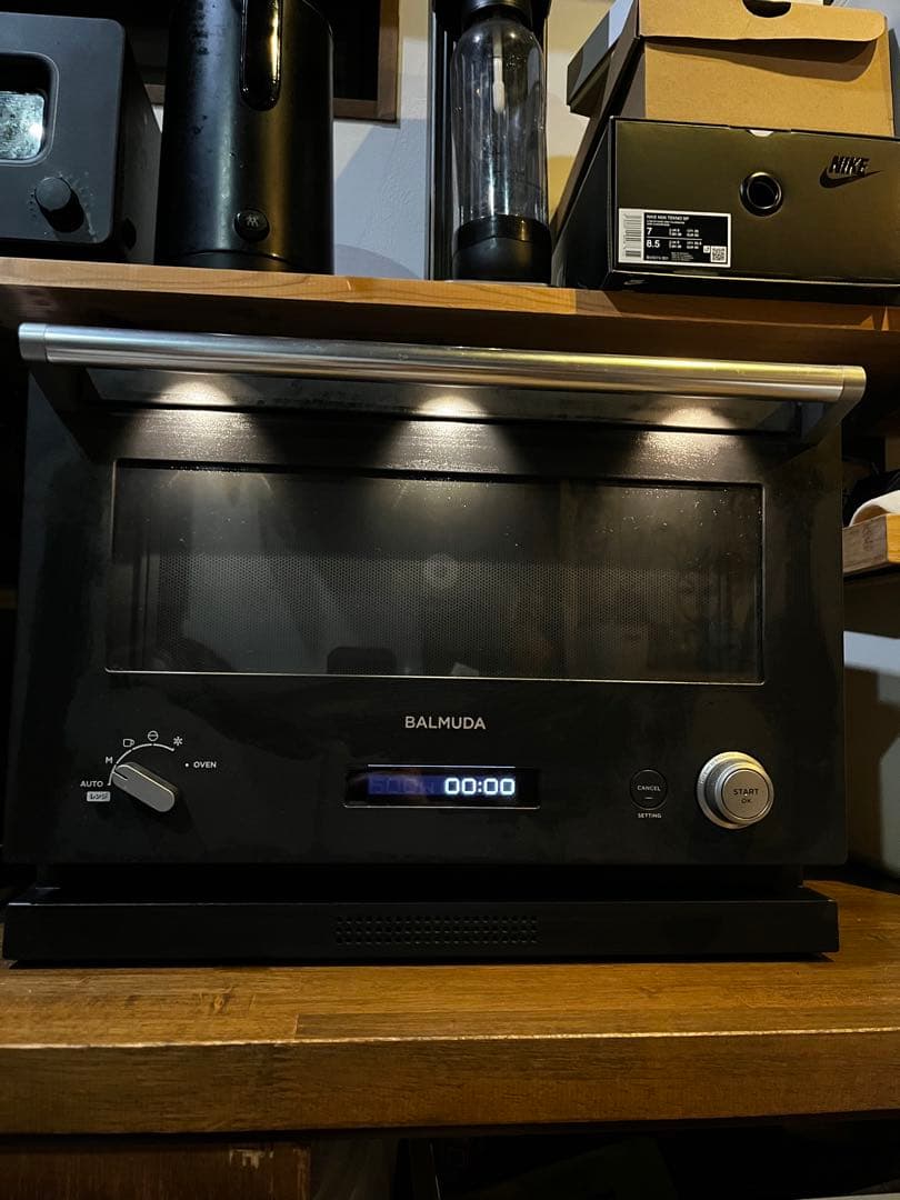 BALMUDA オーブンレンジ ブラック ジャンク品