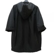HACHE ナイロンパーカーコート40黒　イタリア製