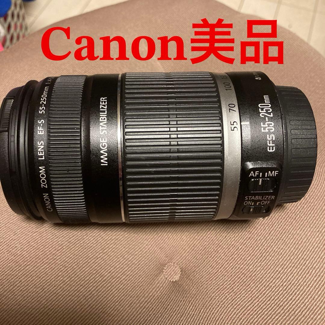 美品✨️Canon EF-S 55-250mm f/4-5.6 IS ズームレンズ