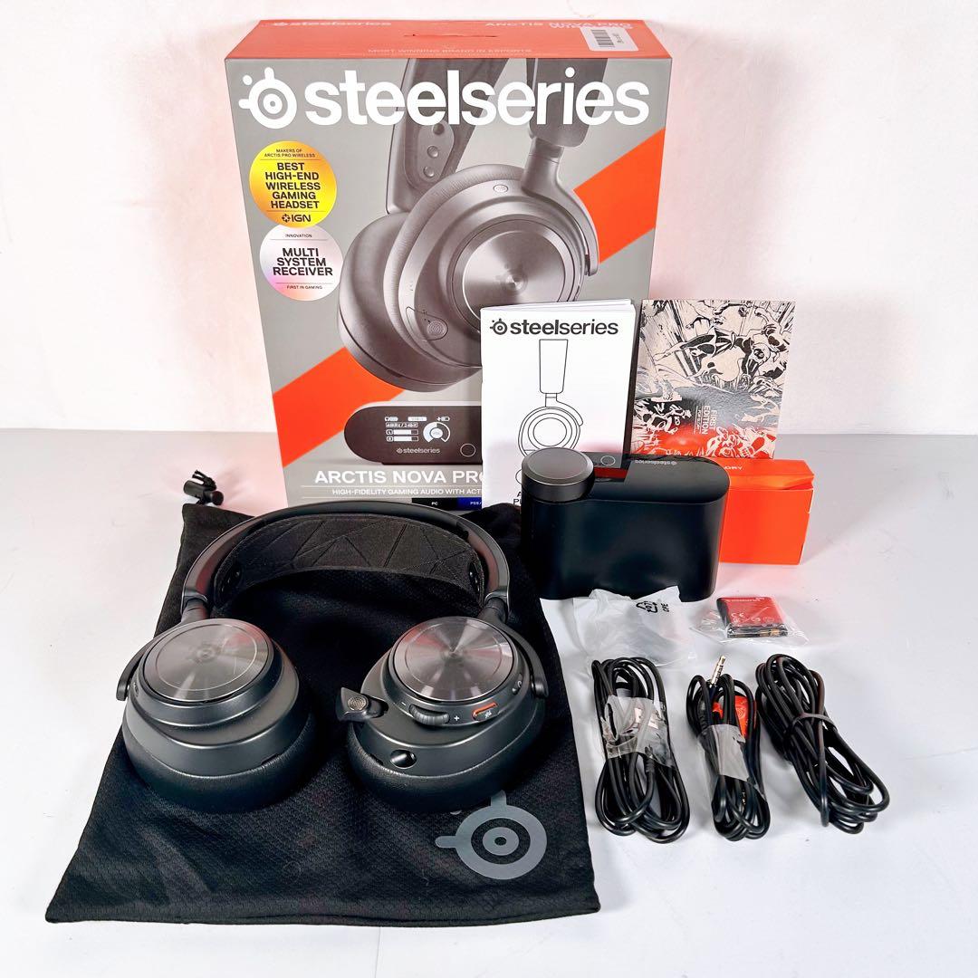 【動作品】Arctis Nova Pro Wireless ワイヤレスヘッドホン